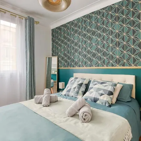 Cosy 4 Personnes - Parking Gratuit - Centre Paris 15 Min Metro 4 Apartment *